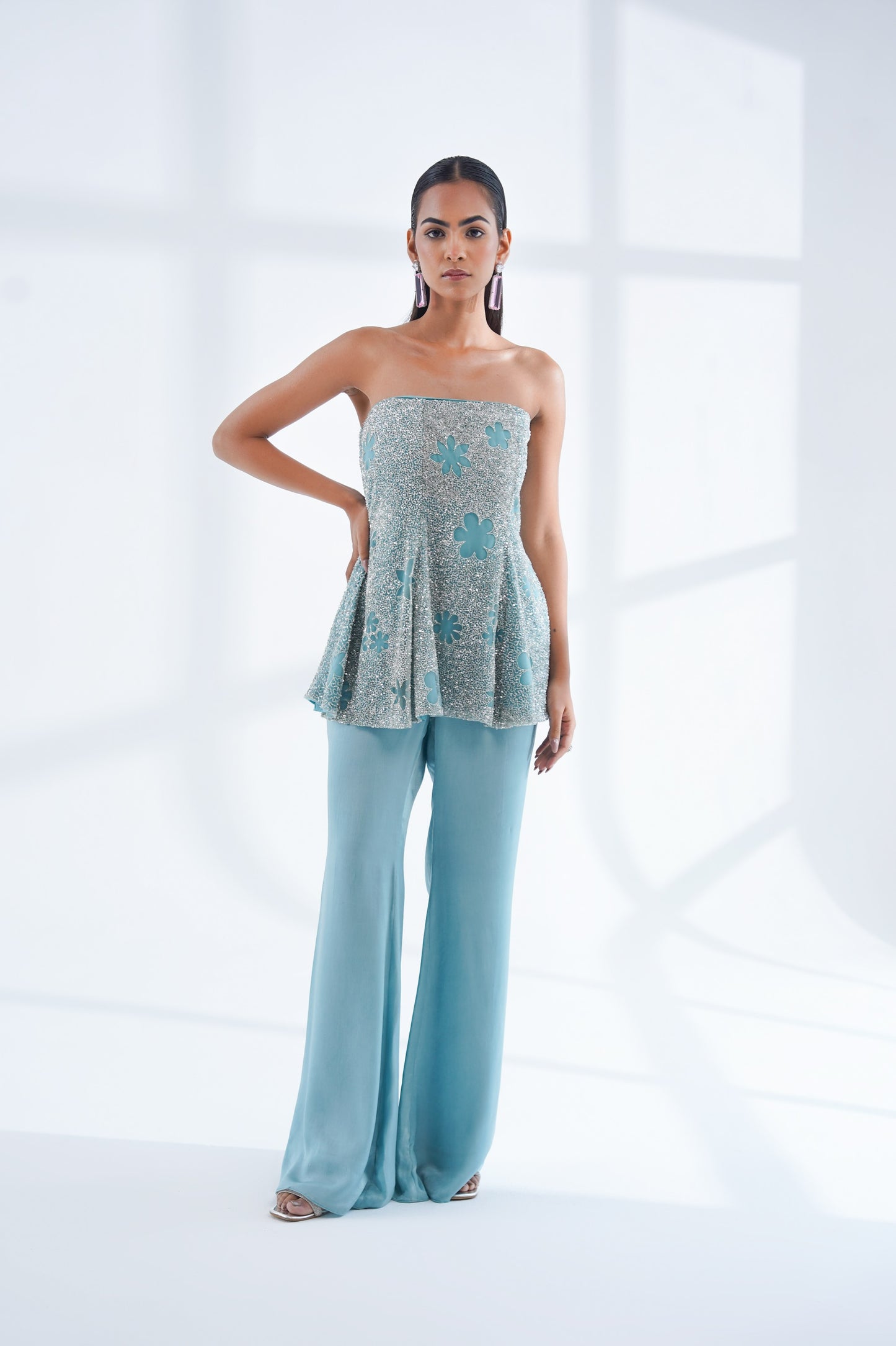 Serene Peplum with Pants